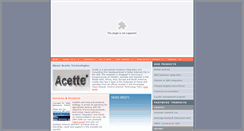 Desktop Screenshot of acette.com